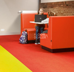 Forbo Modul'up 19 dB Graphic 406UP4319 red doodle фото 2 | FLOORDEALER